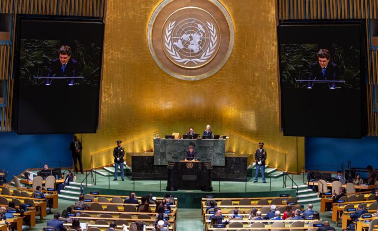 Nicușor Dan, de la tribuna ONU: România își consolidează rolul în securitatea Europei