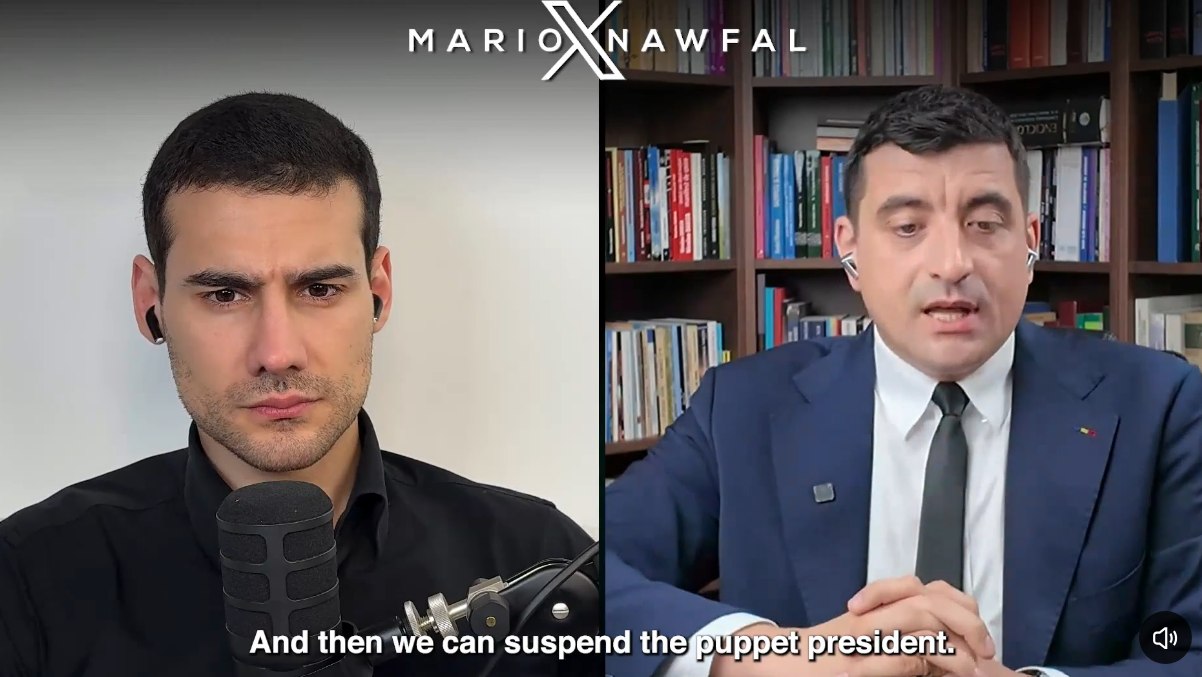 Călin Georgescu, comparat cu Trump de George Simion, într-un interviu pentru Mario Nawfal: „După el, eu voi fi următorul”