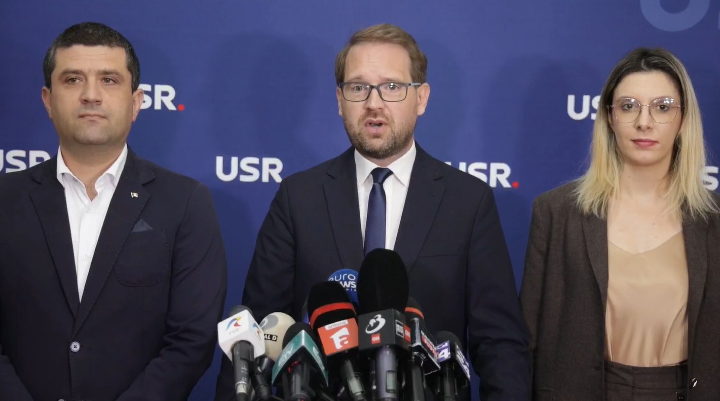 USR i-a spus lui Luca Niculescu că nu votează un guvern din care va face parte PSD. Fritz: „Nouă nu ne este teamă de votul românilor”