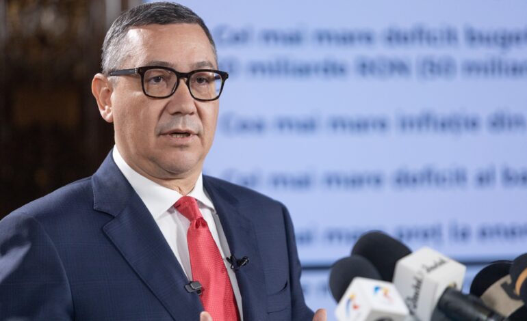 Reacția lui Ponta după ce Călin Georgescu a obținut arestul la domiciliu