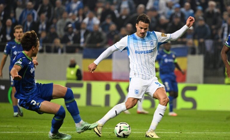 Craiova a jucat de la egal la egal cu Getafe, a condus, însă a fost egalată pe final