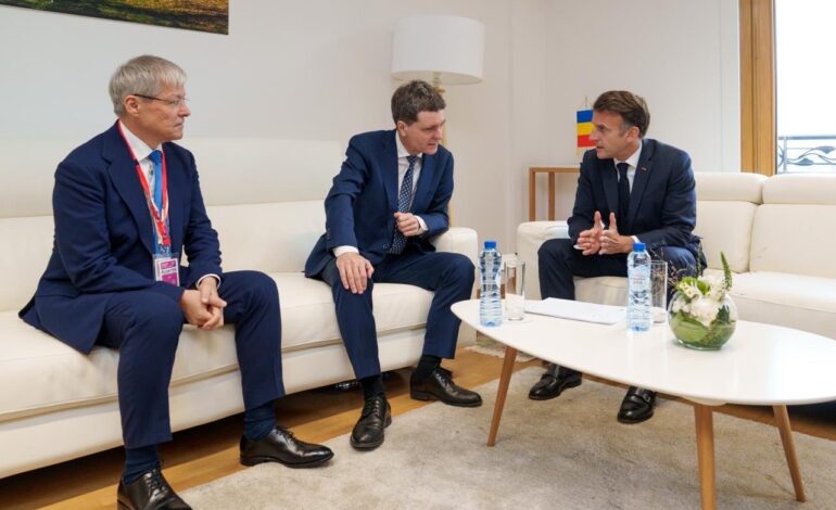 Nicușor Dan a vorbit cu Macron despre atacurile cu drone din Marea Neagră și candidatura României la Organizația internațională a Francofoniei