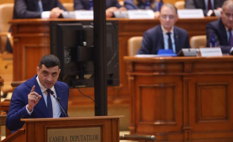 George Simion cere libertate pentru Călin Georgescu în Parlament: „Vai, ce vă excitați când auziți numele ăsta”