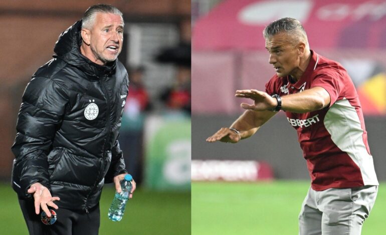 Reghecampf și Pancu se contrazic pe tema echipei favorite în derby-ul FCSB – Rapid